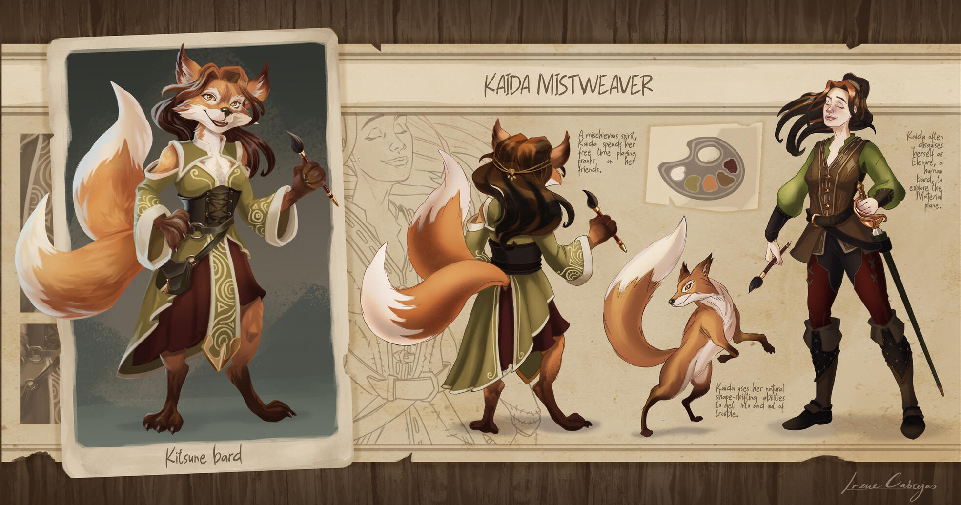 Character sheet // Personal commission 2023