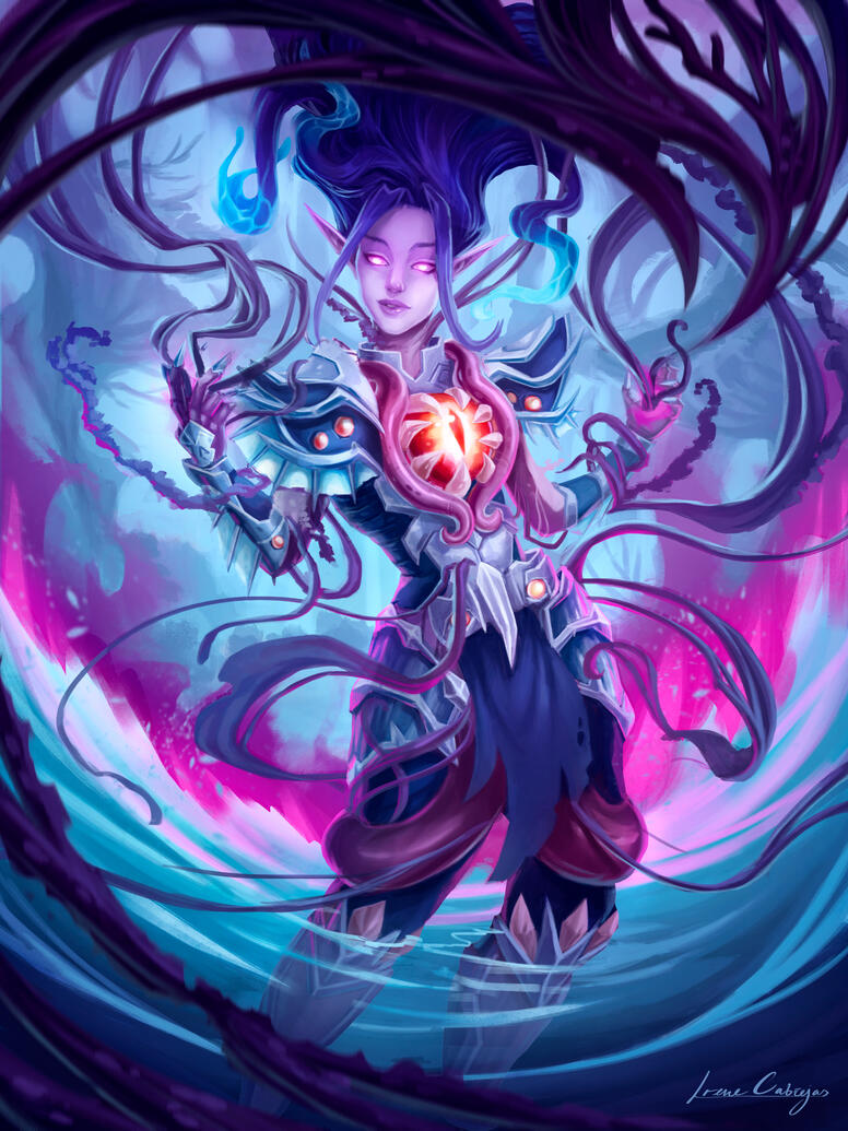 Corrupted elf // Personal commission // 2024