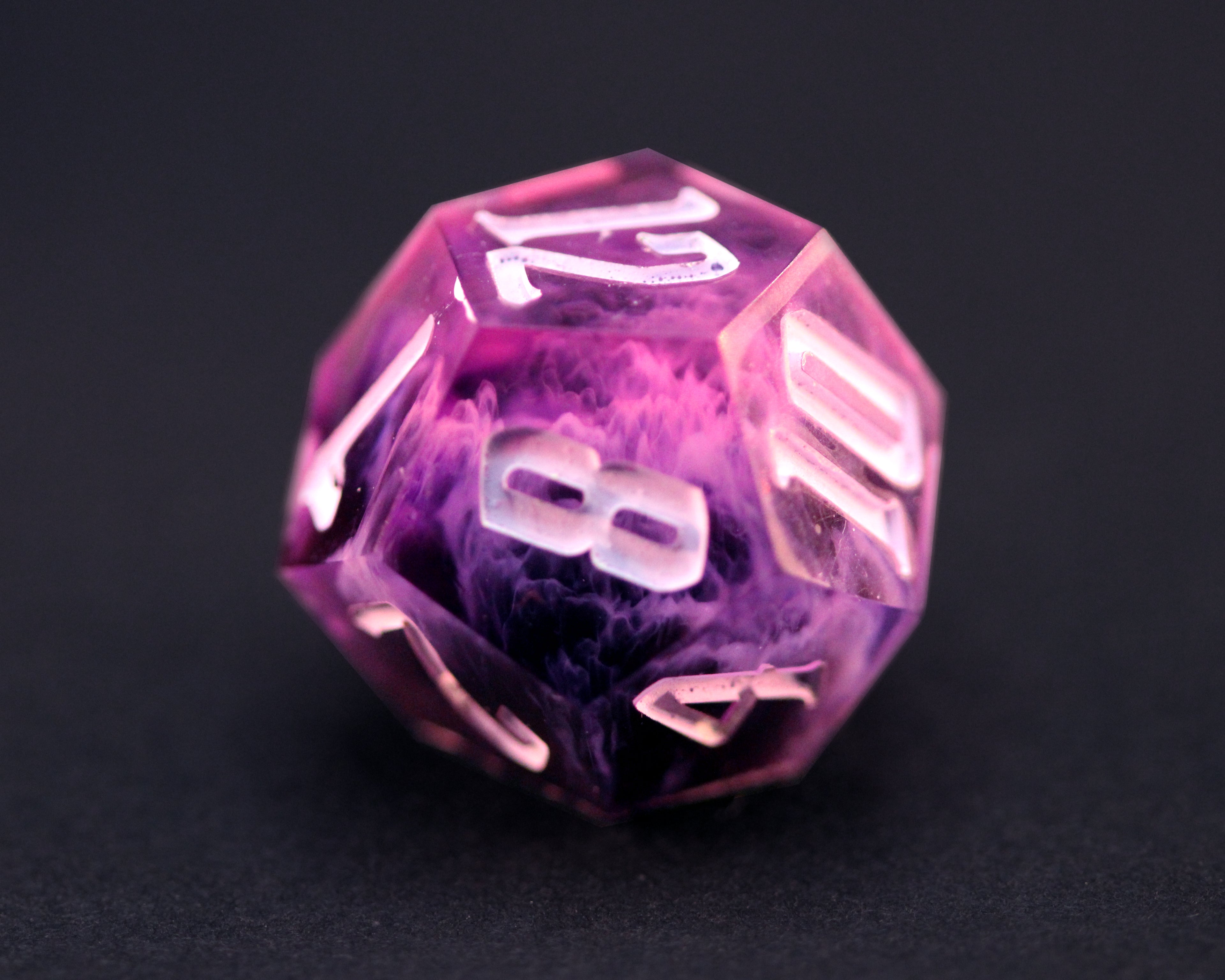 Eldritch shadows - Handmade Polyhedral Dice Set