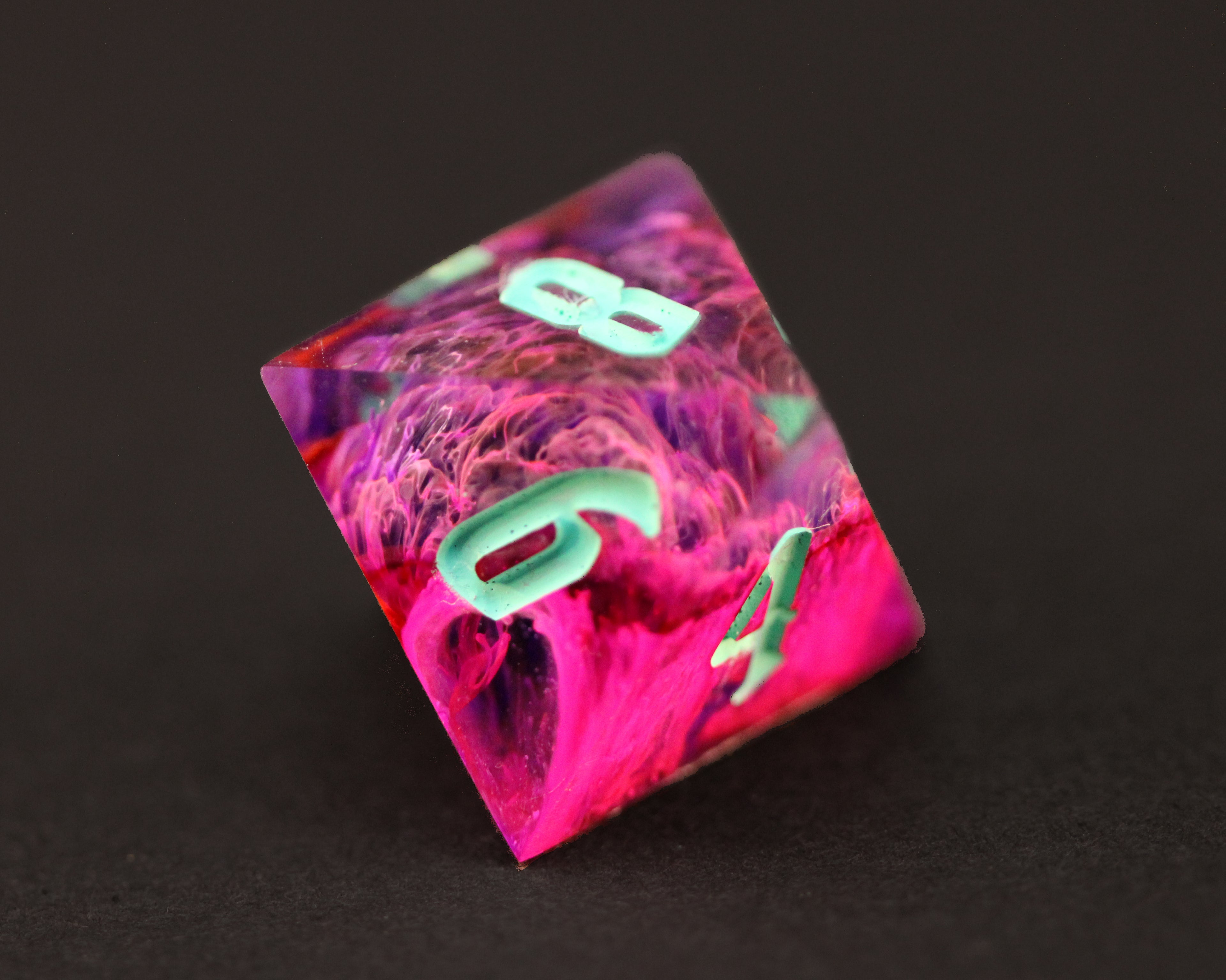 Circle of spores - Handmade Polyhedral Dice Set