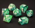 Azure depths - Handmade Polyhedral Dice Set