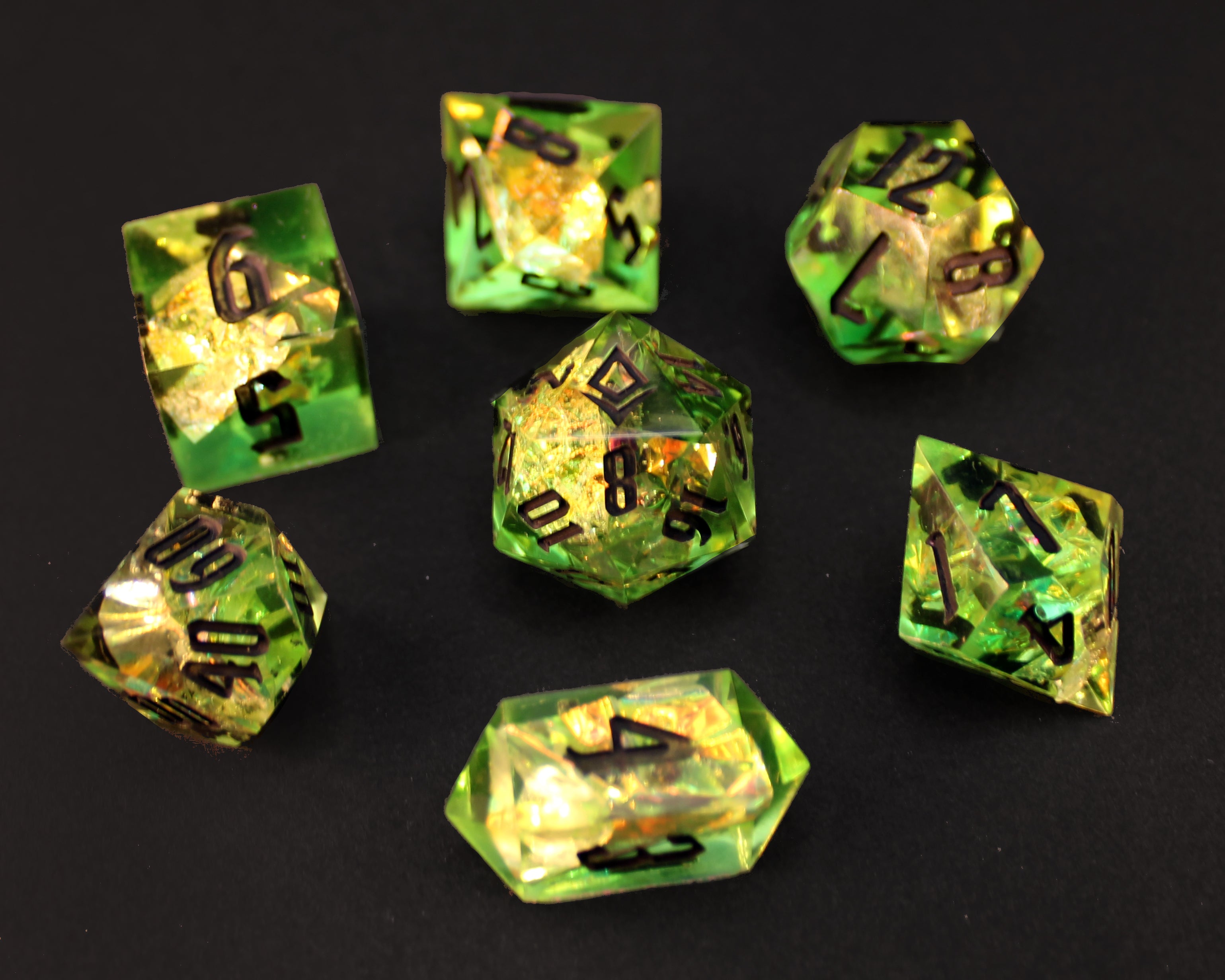 Wicked - Handmade Polyhedral Dice Set
