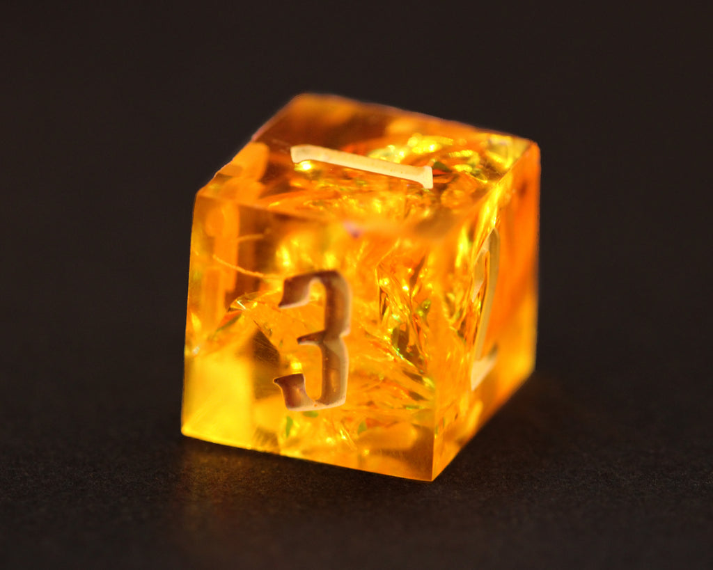 Tymora's Devotion - Handmade Polyhedral Dice Set