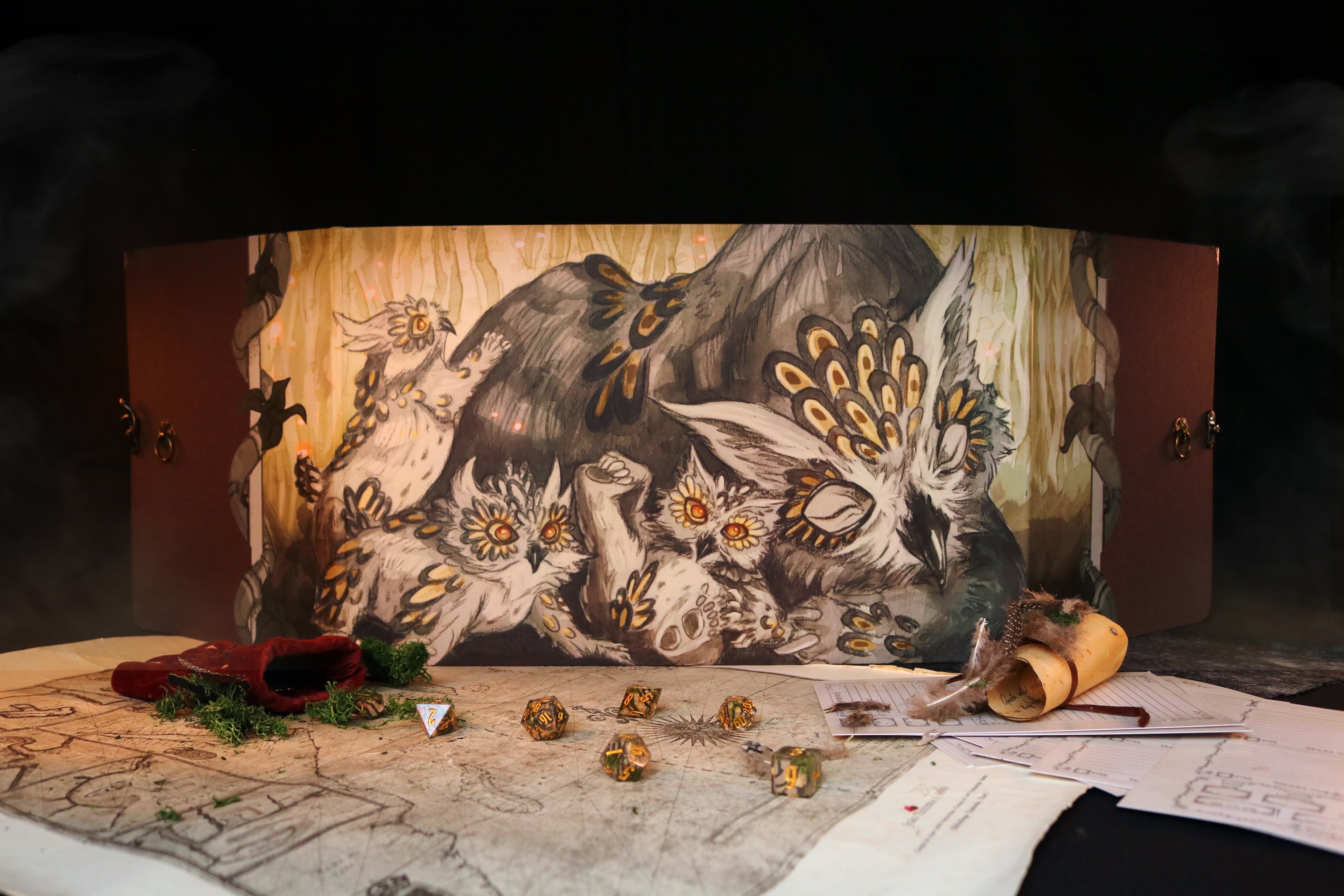 Owlbears Family DM Screen