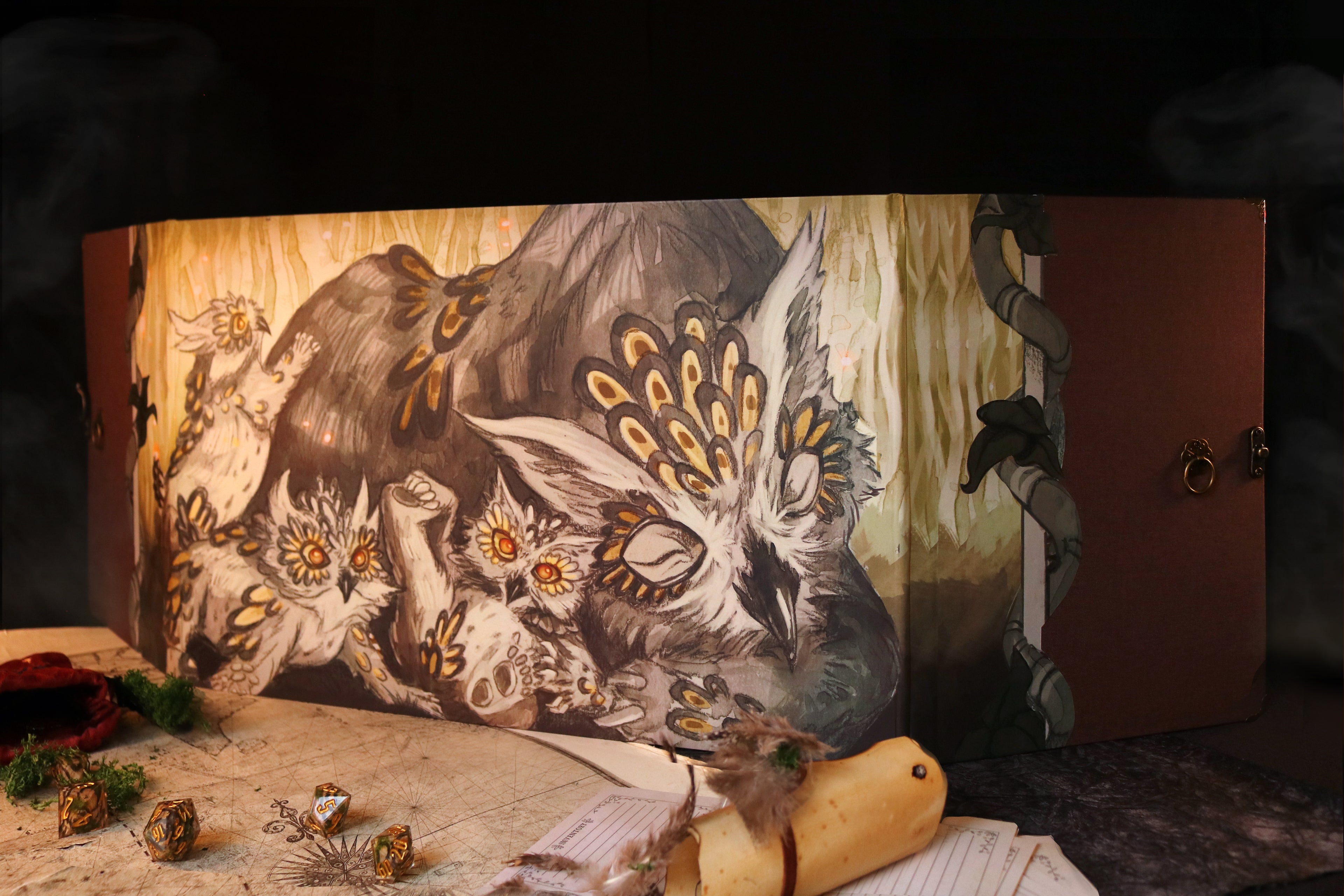 Owlbears Family DM Screen