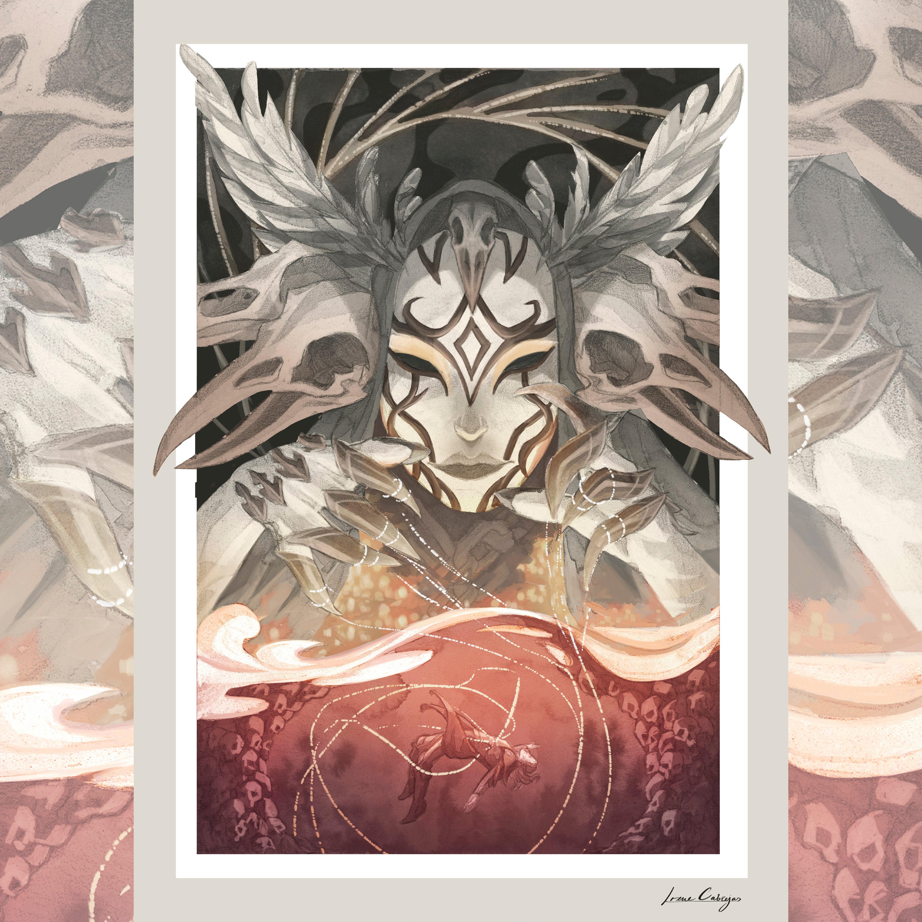 Matron of ravens - Print