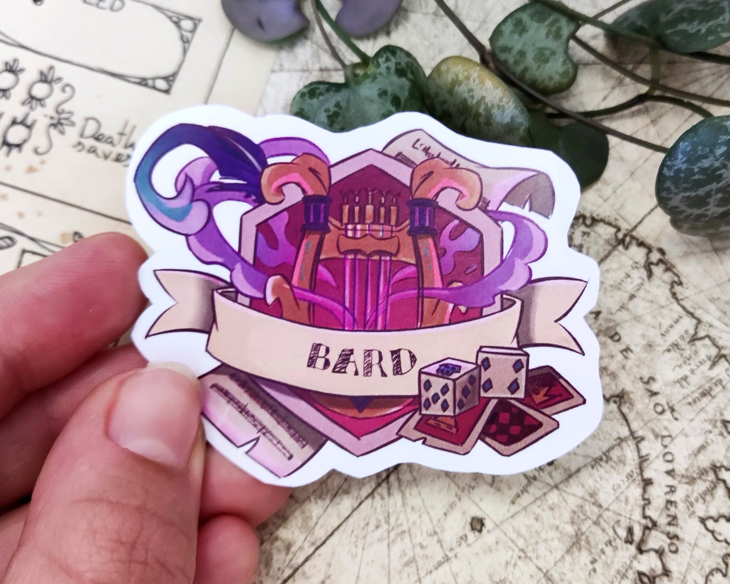 Dungeons and Dragons Class Stickers