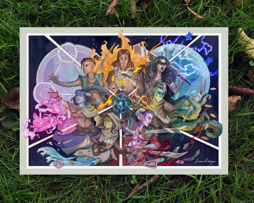 Mighty Nein - Print
