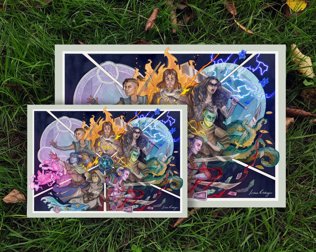 Mighty Nein - Print